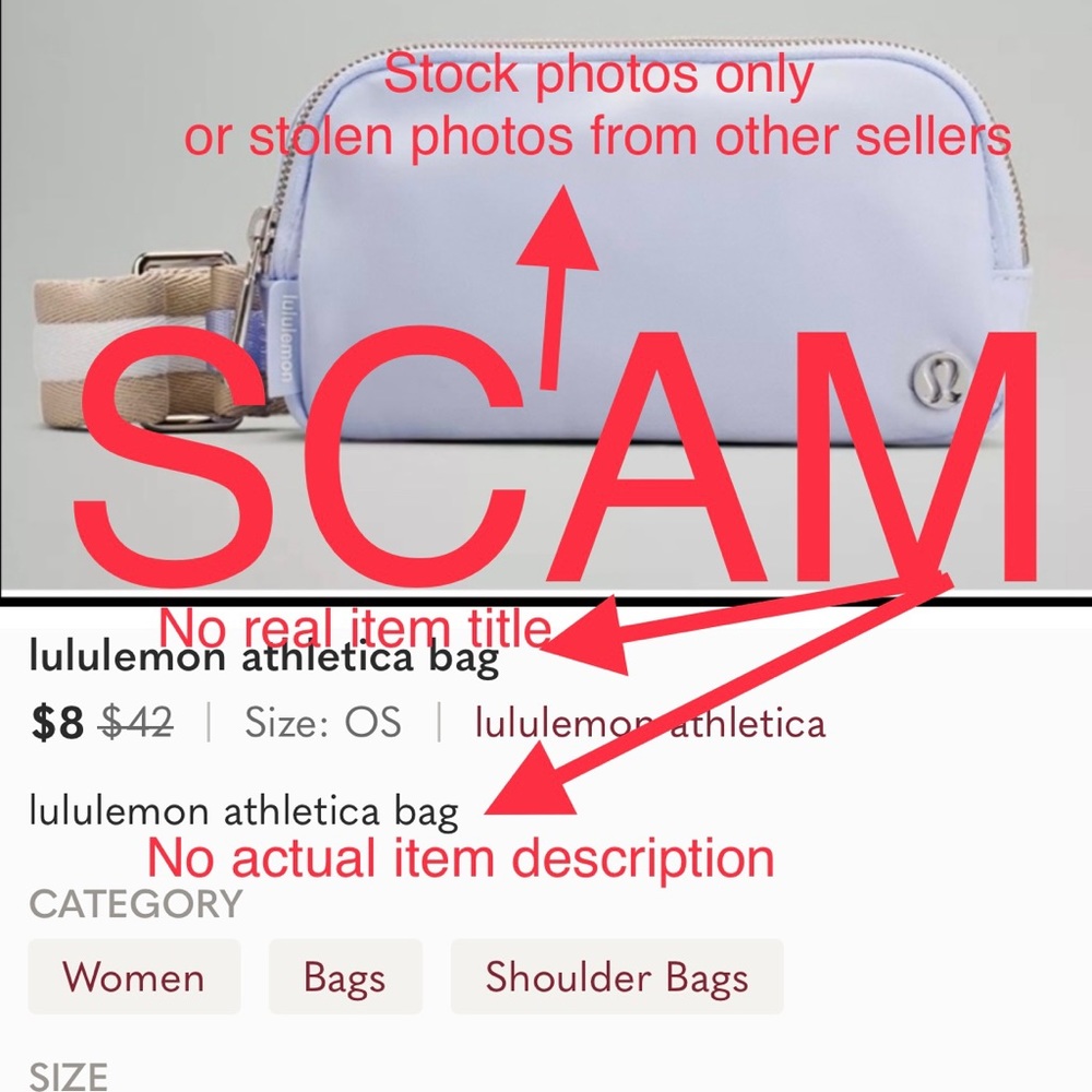 LULULEMON SCAMMERS - DO NOT BUY THIS LISTING - Picture 3 of 13